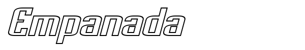 Empanada font preview